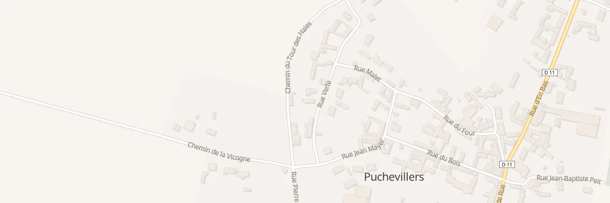 Plan du 3 Rue Verte à Puchevillers