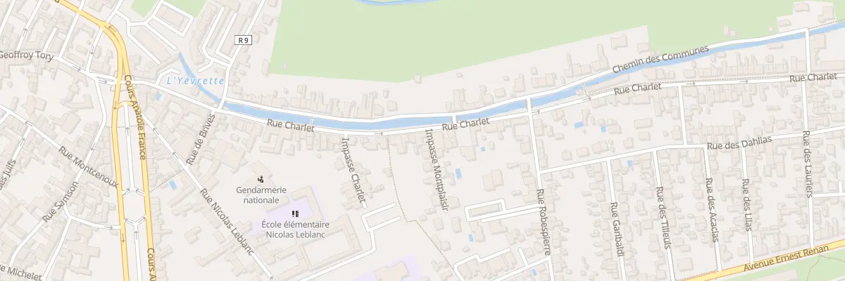Plan du 60 Rue Charlet à Bourges