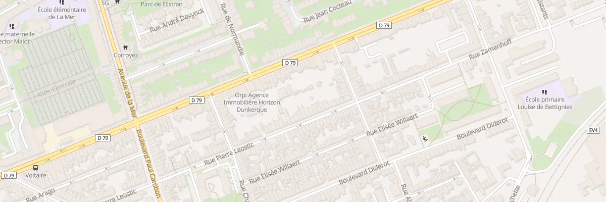 Plan du 127 Rue Pierre Léostic à Dunkerque