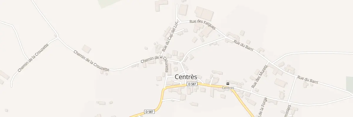Plan du 5032 Centres à Centrès