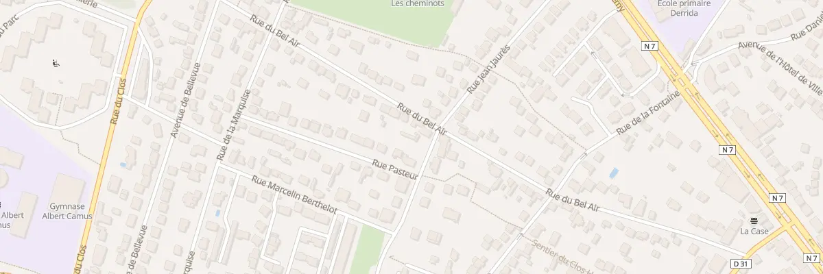 Plan du 47 Rue du Bel Air à Ris-Orangis