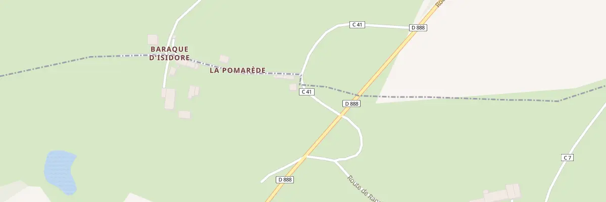 Plan du 5015 La Baraque d’Isidore à Camjac
