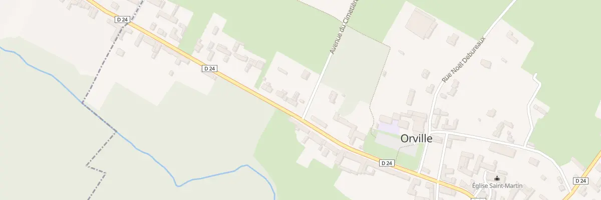 Plan du 10 Rue Henri Capron à Orville