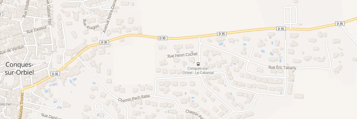Plan du 4 Rue Henri Cochet à Conques-sur-Orbiel