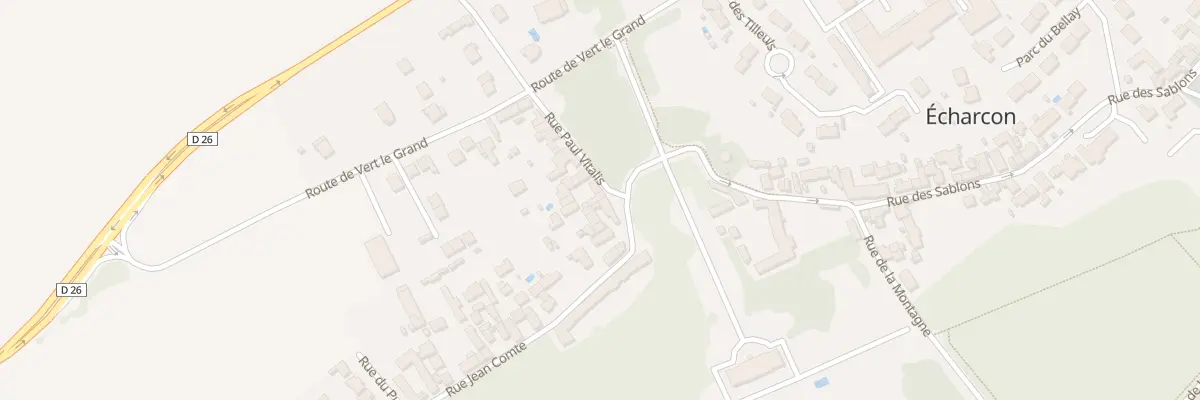 Plan du 7 Rue Paul Vitalis à Écharcon
