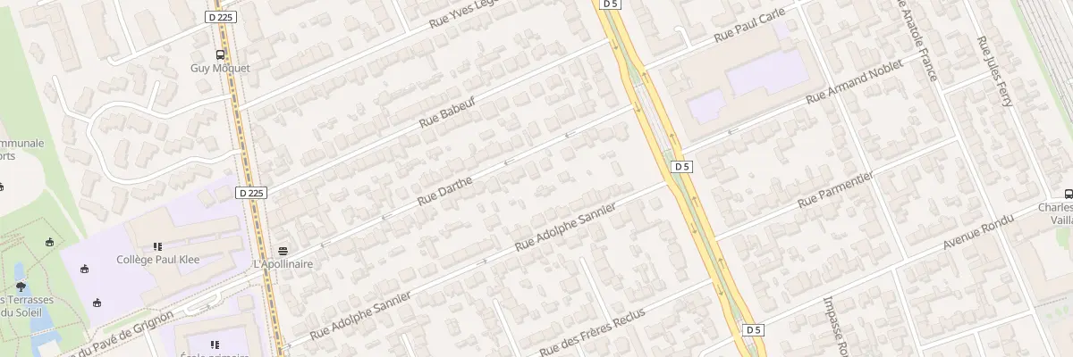 Plan du 13 Rue Darthé à Choisy-le-Roi