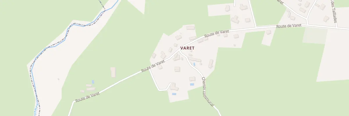 Plan du 35 Rte de Varet à Naucelles