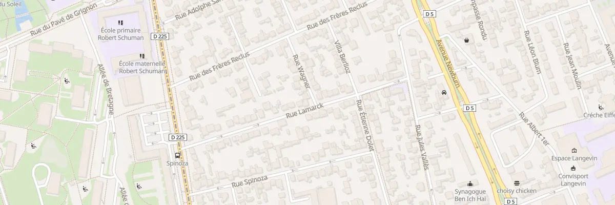 Plan du 26 Rue Lamarck à Choisy-le-Roi