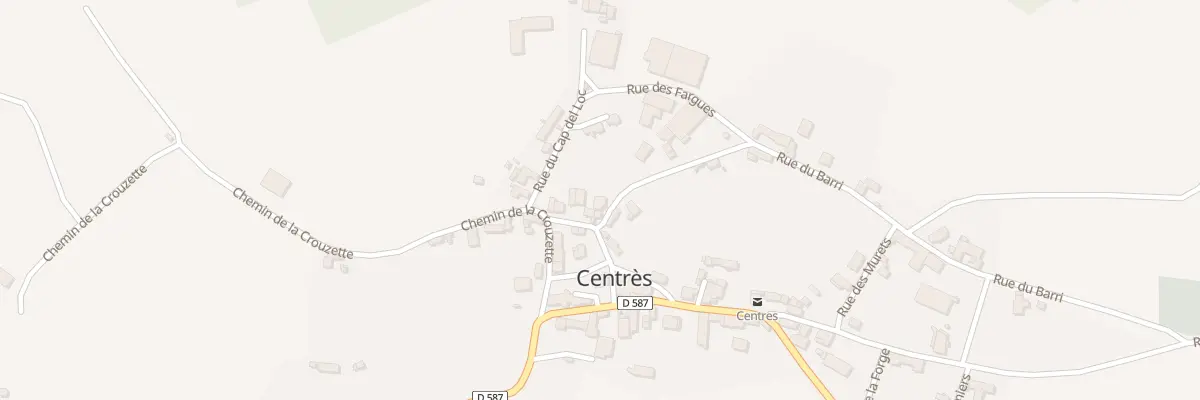 Plan du 5034 Centres à Centrès