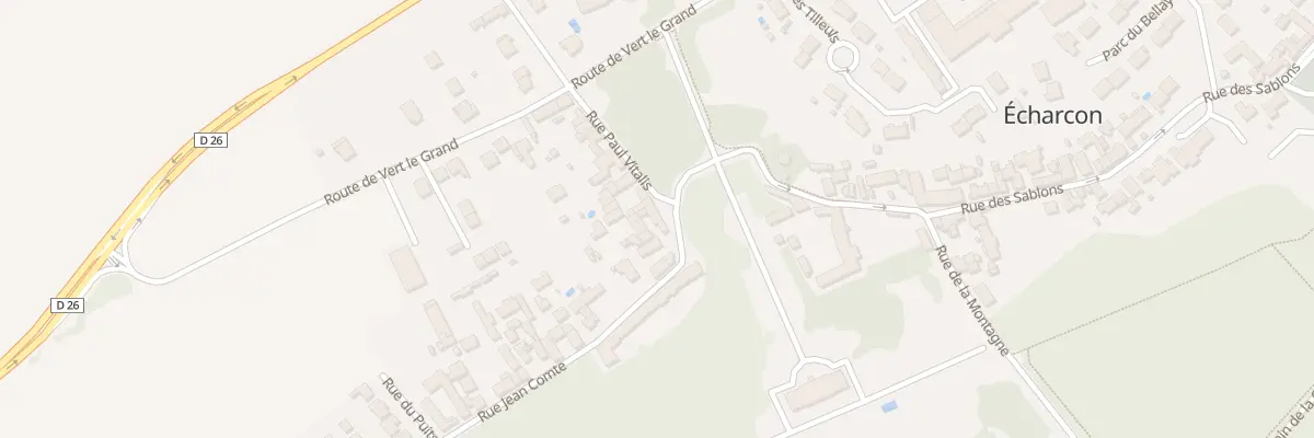 Plan du 5 Rue Paul Vitalis à Écharcon