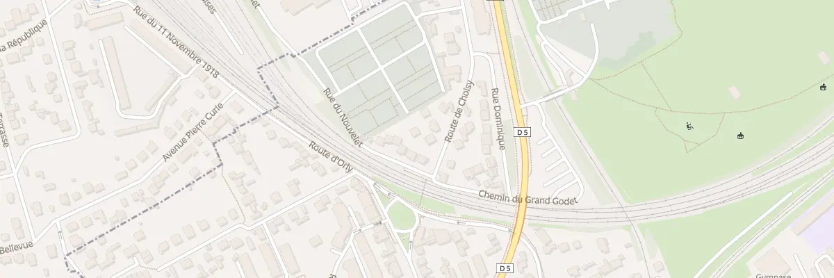 Plan du 2 Rte de Choisy à Villeneuve-le-Roi
