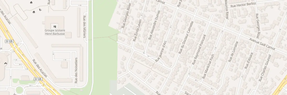 Plan du 7 Rue de la Fosse Maucler à Garges-lès-Gonesse
