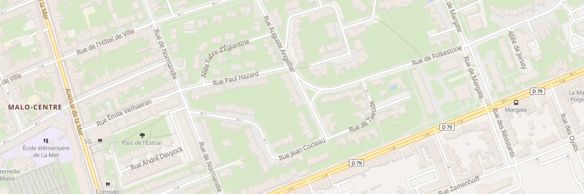 Plan du 354 Rue Auguste Angellier à Dunkerque