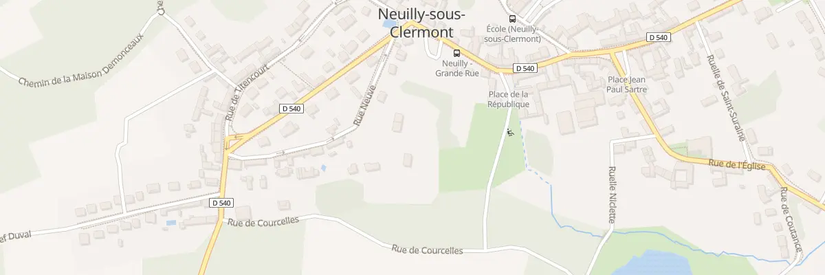 Plan du 95 Rue Neuve à Neuilly-sous-Clermont