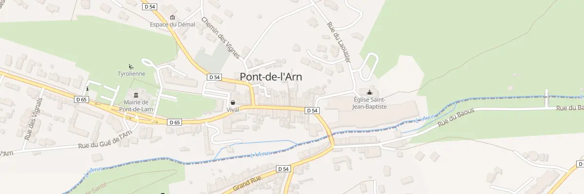 Plan du 4 Imp du Cazal à Pont-de-Larn