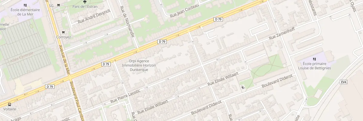 Plan du 137 Rue Pierre Léostic à Dunkerque