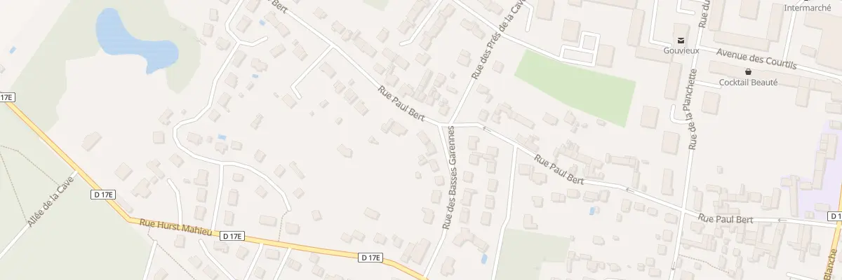 Plan du 13 Rue des Basses Garennes à Gouvieux
