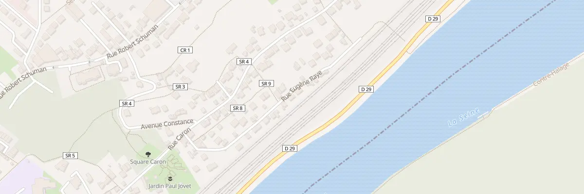 Plan du 16 Rue Eugène Raye à Athis-Mons