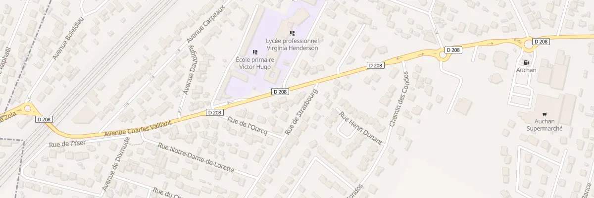 Plan du 4 Rue de Strasbourg à Arnouville