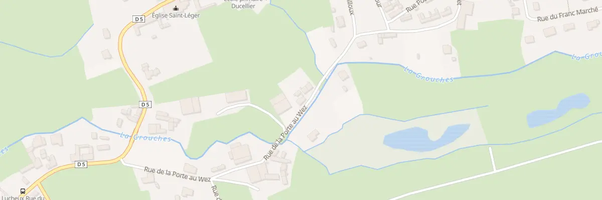 Plan du 12 Rue de la Porte au Wez à Lucheux