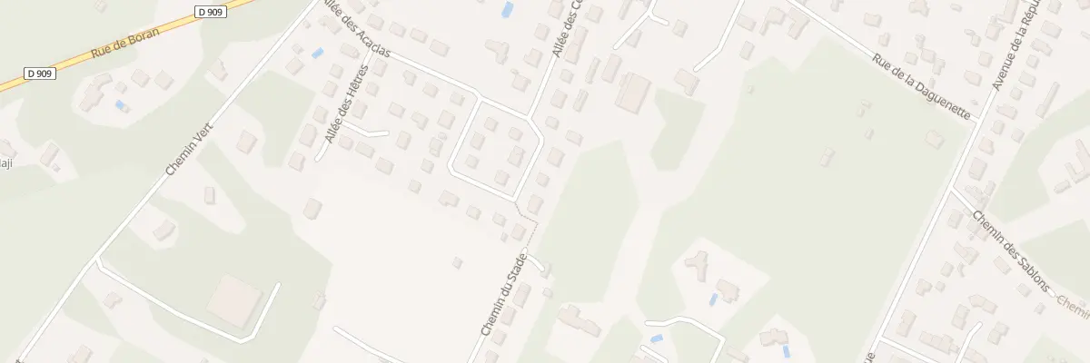 Plan du 22 All des Chenes à Gouvieux