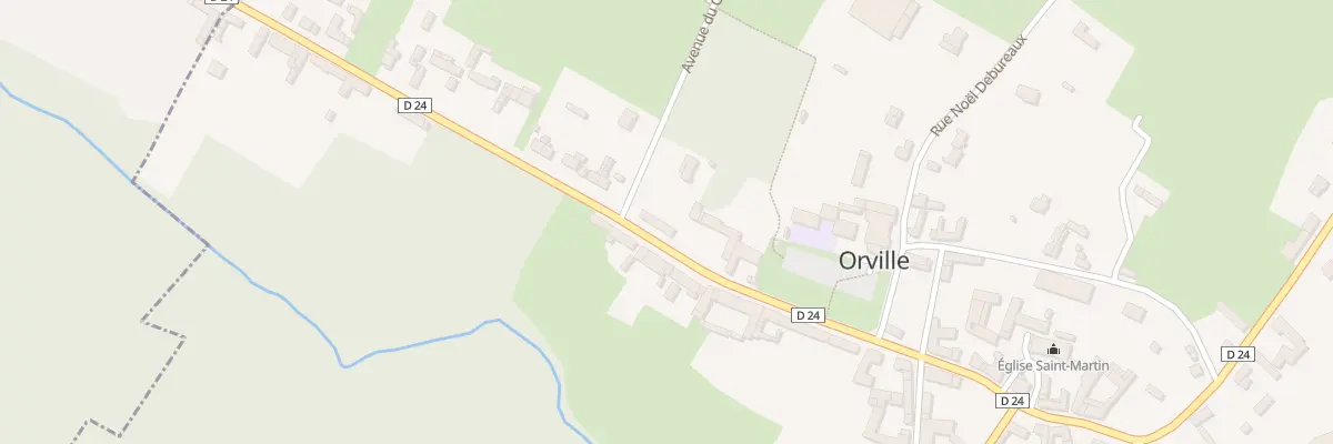 Plan du 8 Rue Henri Capron à Orville