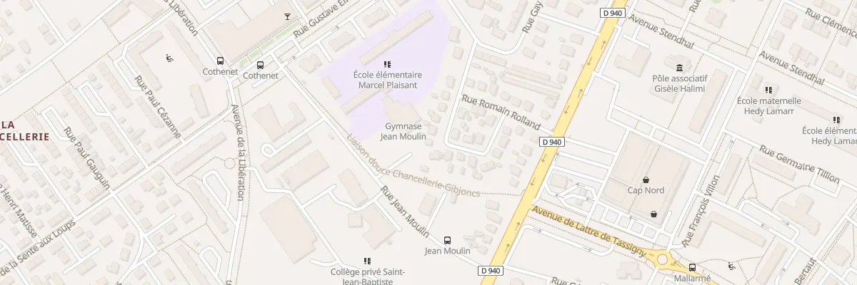 Plan du 26 Rue Romain Rolland à Bourges