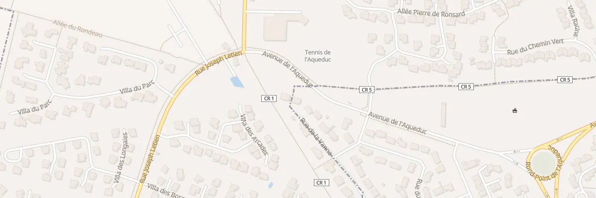 Plan du 1 Rue de la Vanne à Lisses