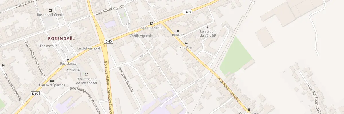Plan du 25 Rue Jacobsoone à Dunkerque