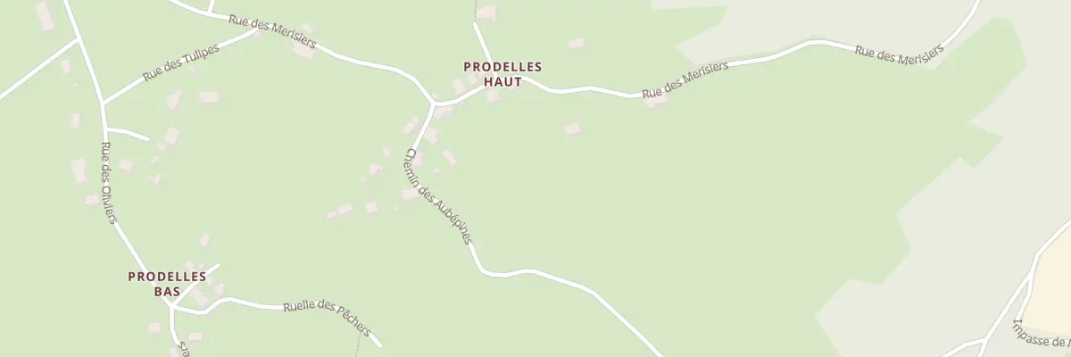 Plan du 10 Rue des Merisiers à Champagnac