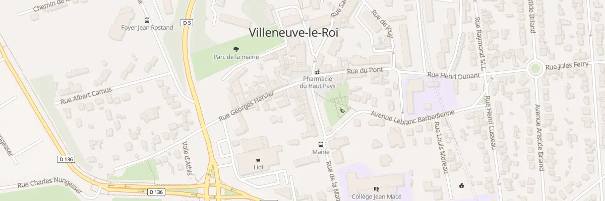 Plan du 21 Rue de la Mairie à Villeneuve-le-Roi