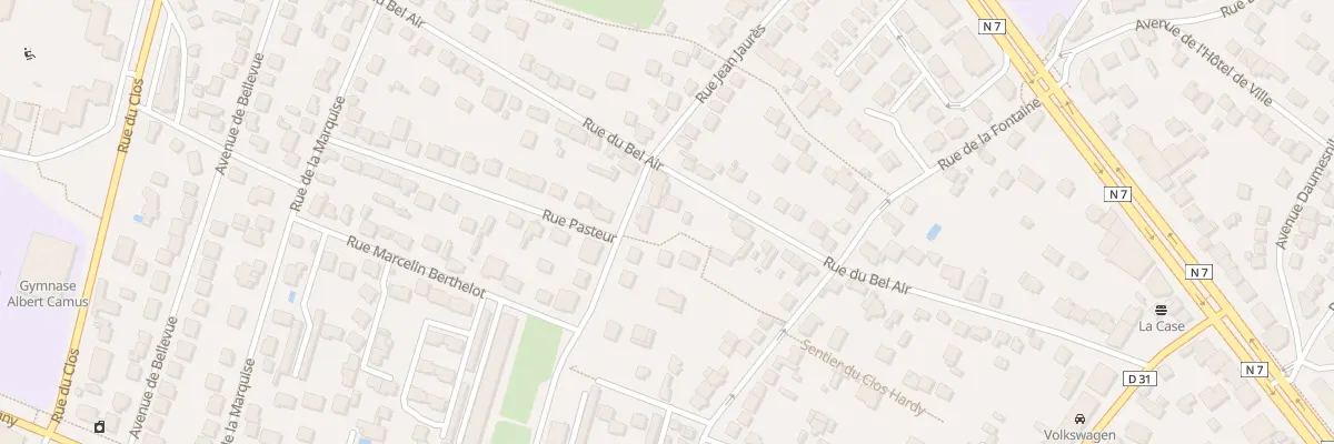 Plan du 41 Rue du Bel Air à Ris-Orangis