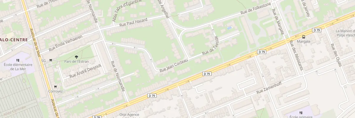 Plan du 420 Rue Auguste Angellier à Dunkerque