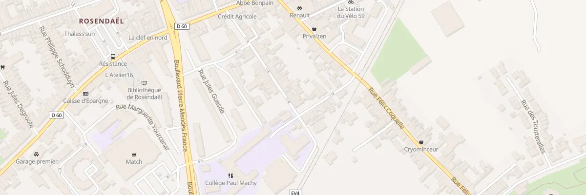 Plan du 57 Rue Jacobsoone à Dunkerque