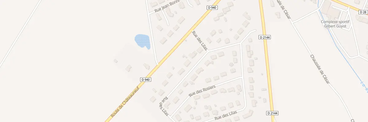 Plan du 6 Rue des Lilas à Levet