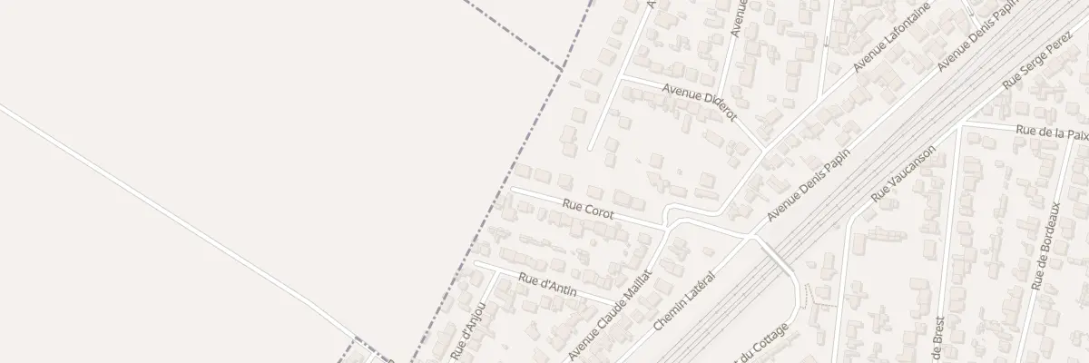 Plan du 10 Rue Corot à Arnouville