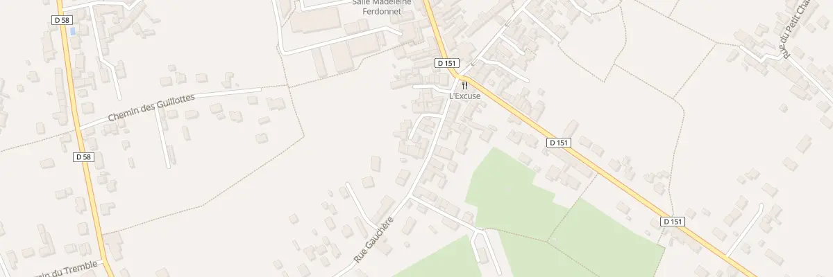 Plan du 22B Rue Gauchère à Bourges
