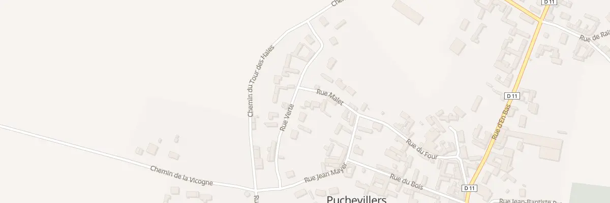 Plan du 10 Rue Verte à Puchevillers
