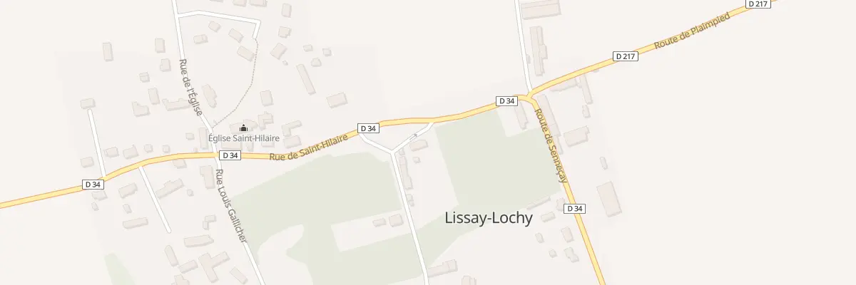 Plan du 12 Rue de Saint Hilaire à Lissay-Lochy