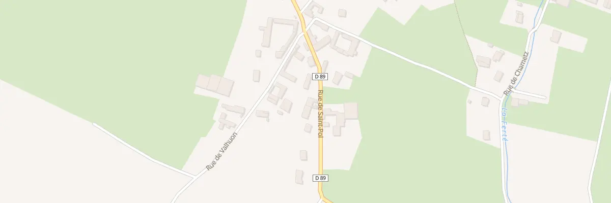 Plan du 7 Rue de Saint Pol à Bours