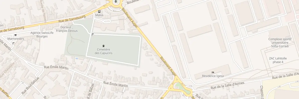 Plan du 18 Bd Auger à Bourges