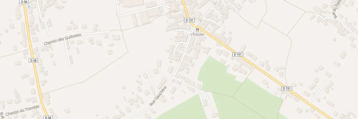 Plan du 28 Rue Gauchère à Bourges