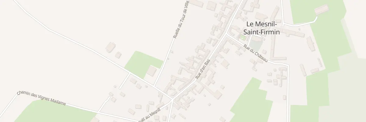 Plan du 50 Rue d’En Bas au Mesnil-Saint-Firmin