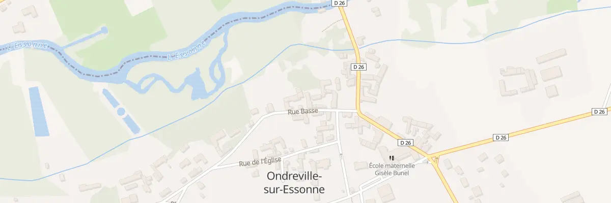 Plan du 5 Rue Basse à Ondreville-sur-Essonne