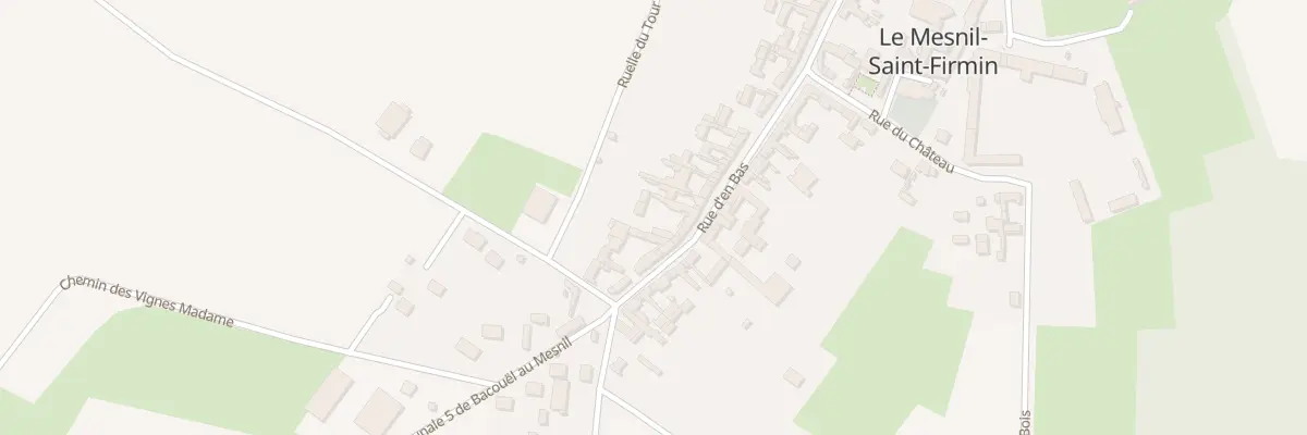 Plan du 54 Rue d’En Bas au Mesnil-Saint-Firmin