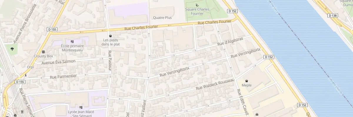 Plan du 17 Rue Algesiras à Vitry-sur-Seine