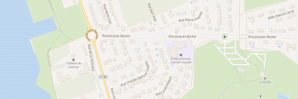 Plan du 3 Rue Charles Spencer Chaplin à Bourges