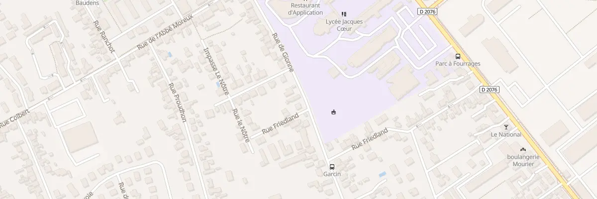 Plan du 32 Rue de Gionne à Bourges