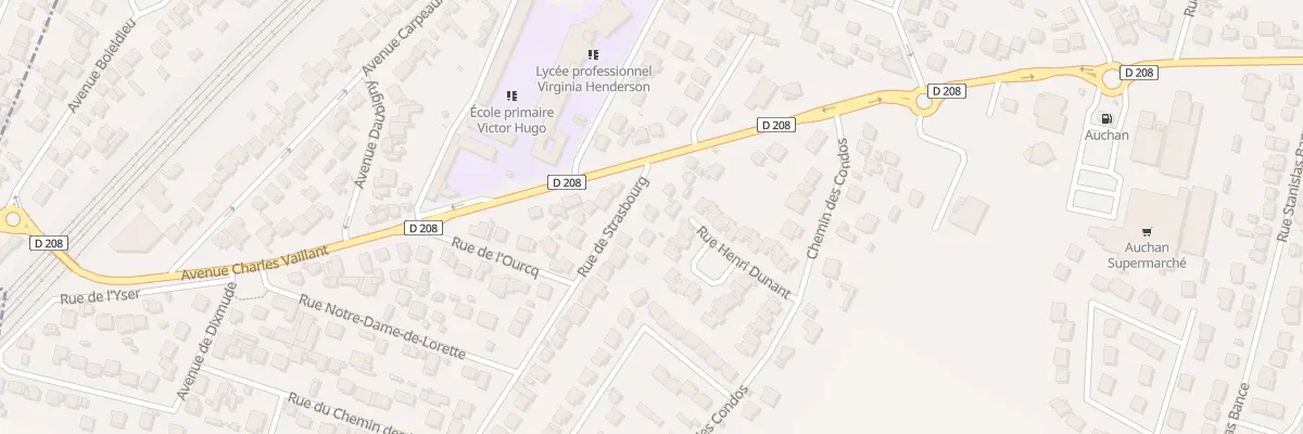 Plan du 5 Rue de Strasbourg à Arnouville