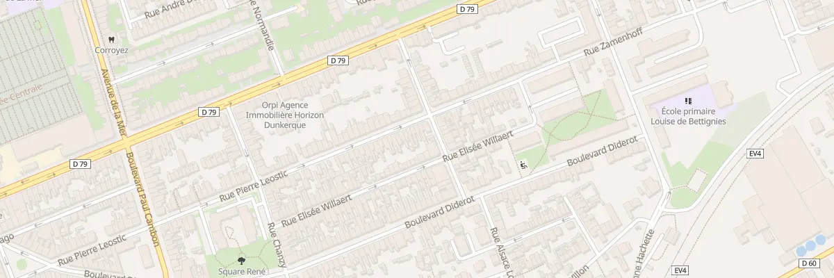Plan du 122 Rue Pierre Léostic à Dunkerque